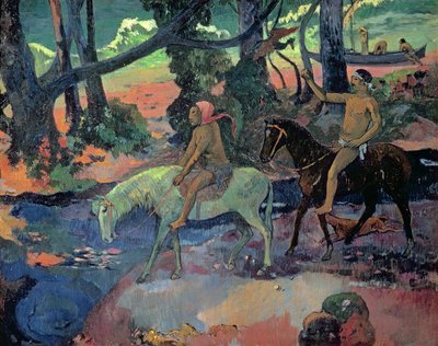 The Escape, The Ford, 1901 by Paul Gauguin